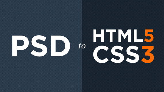 PSD to HTML5 & CSS3