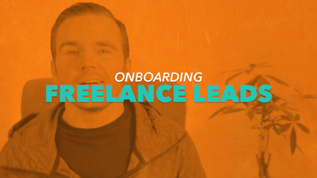 onboarding freelance leads