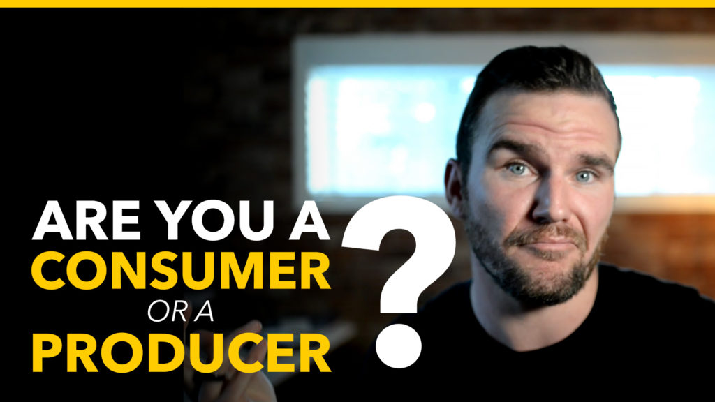 are you a consumer or creator - brad hussey